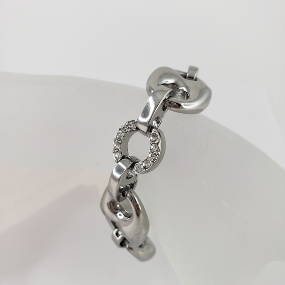 Ann Taylor Modern Statement Bracelet Silver - Picture 9 of 16